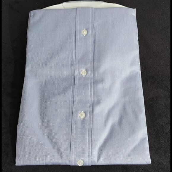 F A MacCLUER BLUE ROYAL OXFORD DRESS SHIRT - Picture 2 of 4